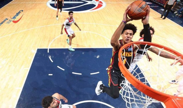 v站-杰伦30+12+12背靠背三双老鹰灭奇才 麦科勒姆28+7三分